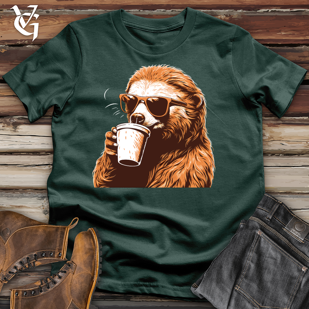 Chill Caffeine Sloth Cotton Tee