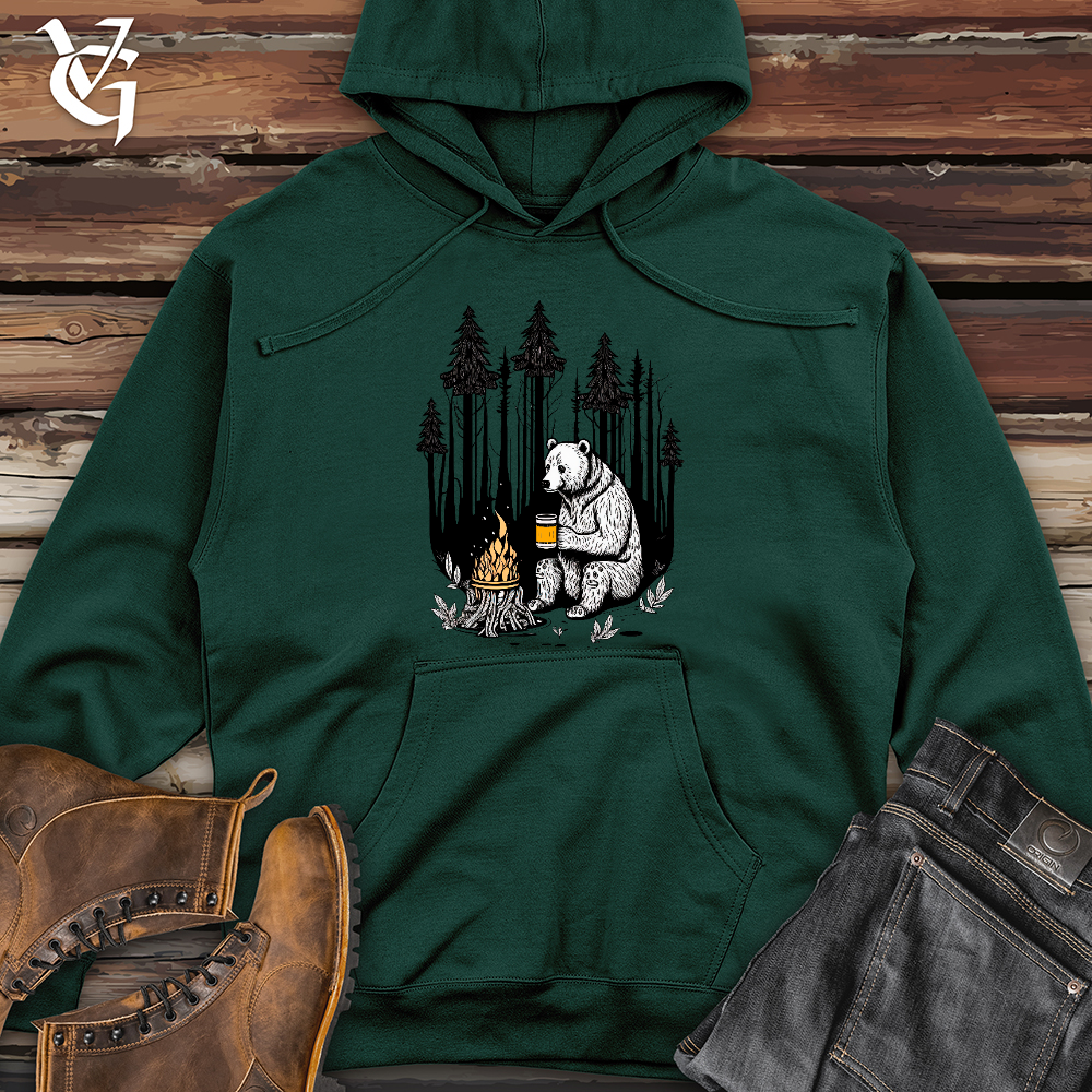 Bear Happy Hour Midweight Hooded Sweatshirt