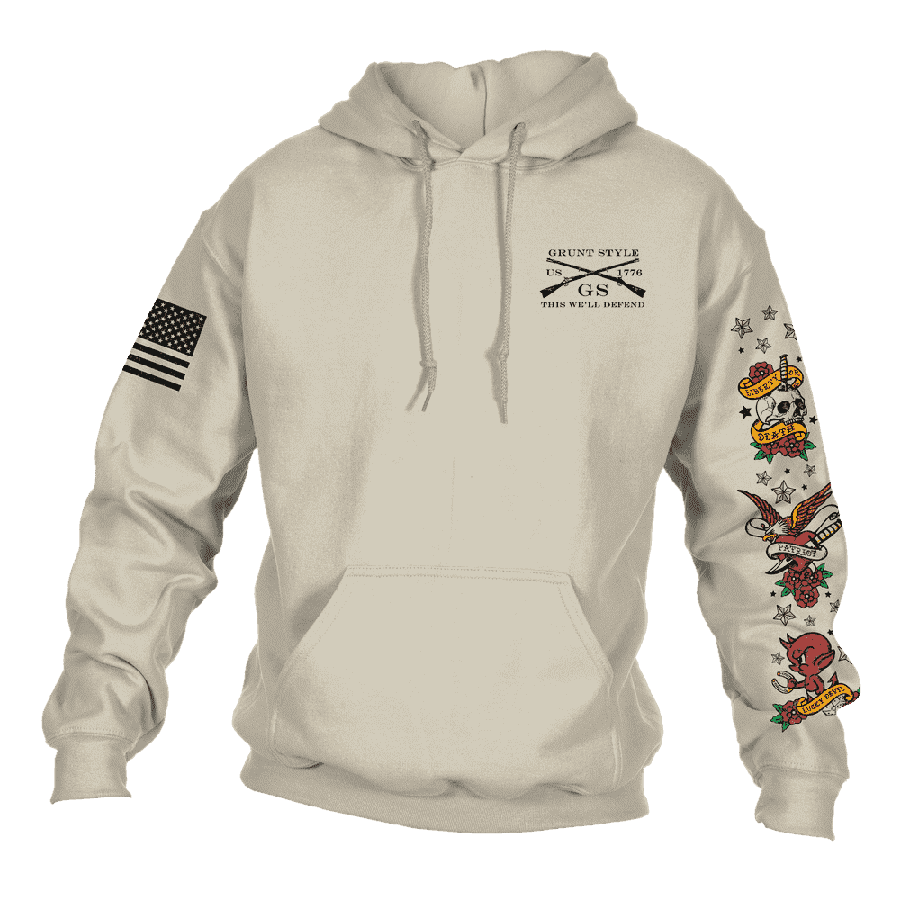 Freedom Ink Hoodie - Sand