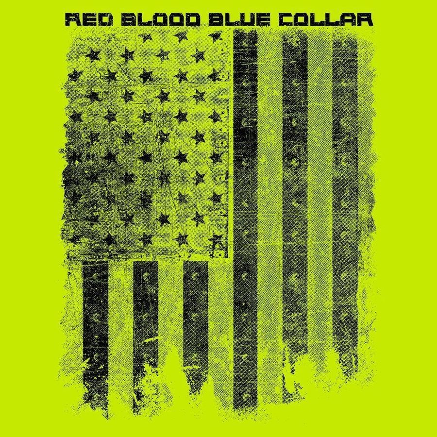 Red Blood Blue Collar®  Hoodie - Safety Green