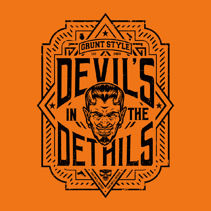 Devils In The Details Hoodie - Safety Orange