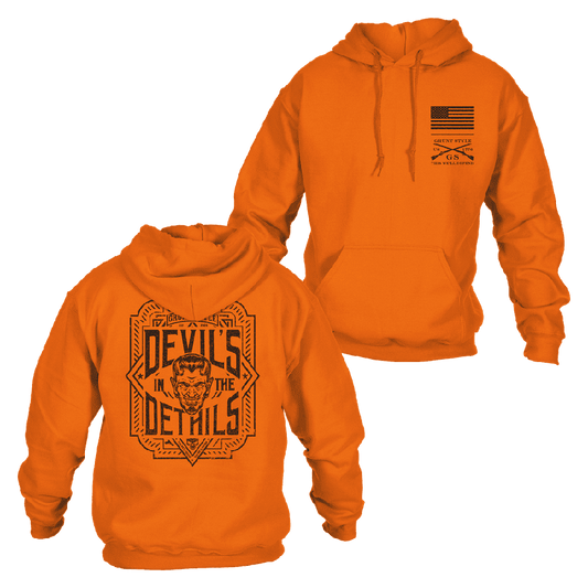 Devils In The Details Hoodie - Safety Orange