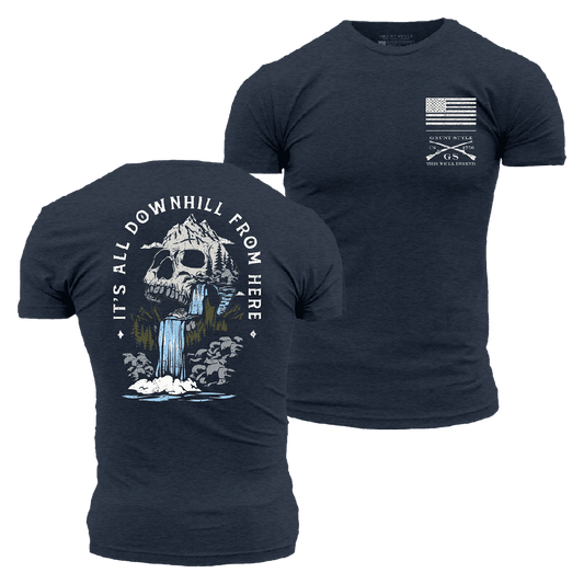 Downhill T-Shirt - Midnight Navy