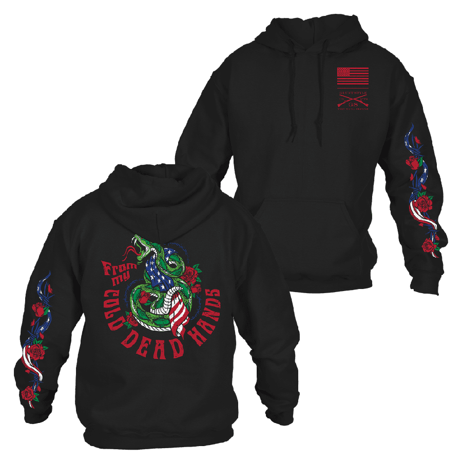 From My Cold Dead Hands Hoodie - Black