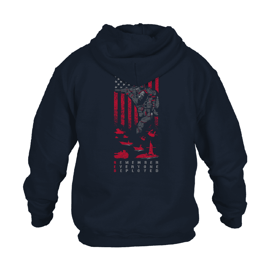 RED Friday Hoodie - Navy