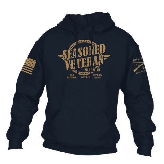 Seasoned Veteran Hoodie - Navy