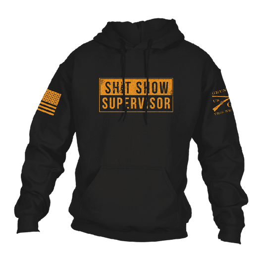 Sh*t Show Supervisor Hoodie - Black