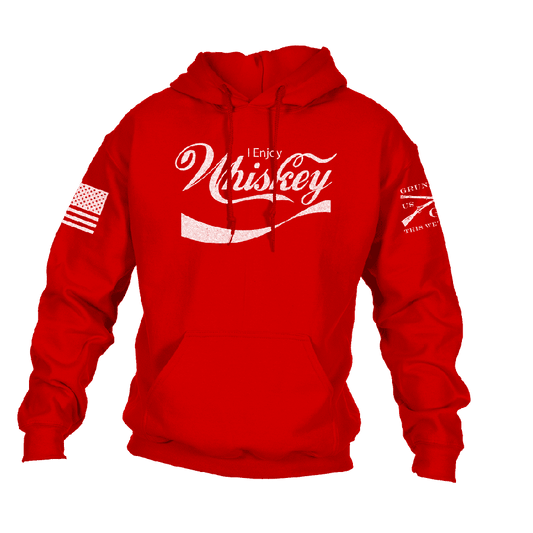 Enjoy Whiskey Hoodie - Red