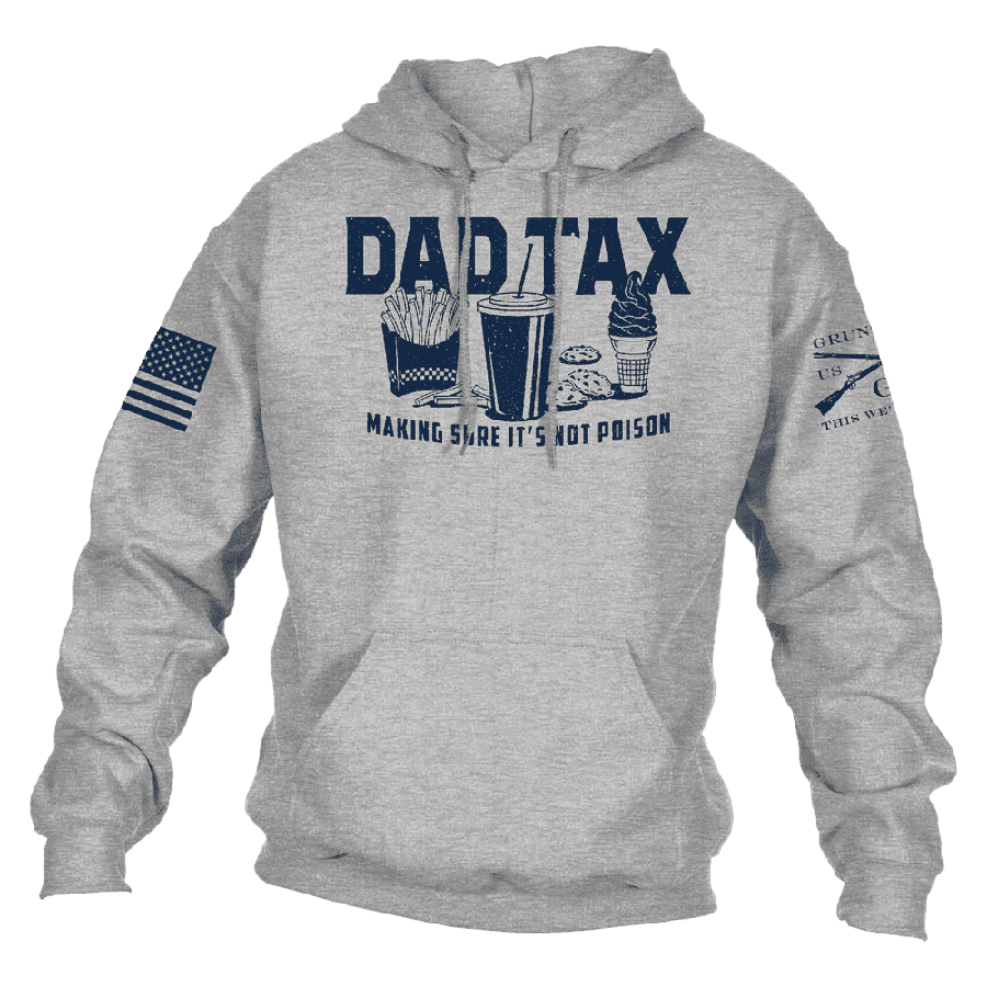 Dad Tax Hoodie - Sport Gray