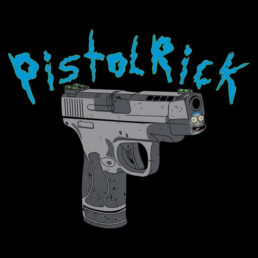 Pistol Rick T-Shirt - Black