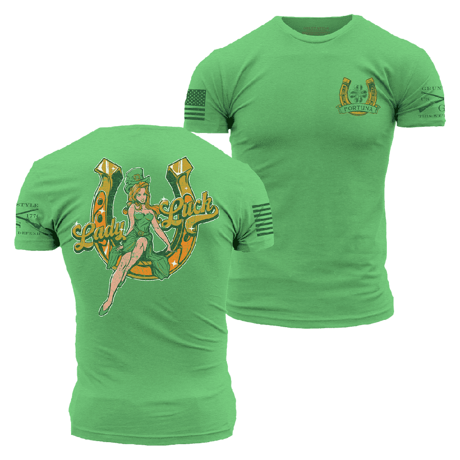 Lady Luck T-Shirt - Kelly Green