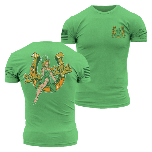 Lady Luck T-Shirt - Kelly Green