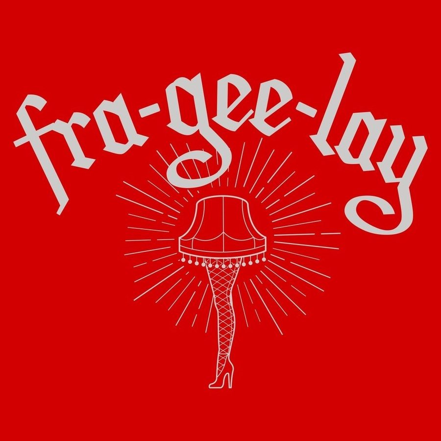 Fra-gee-lay Hoodie - Red