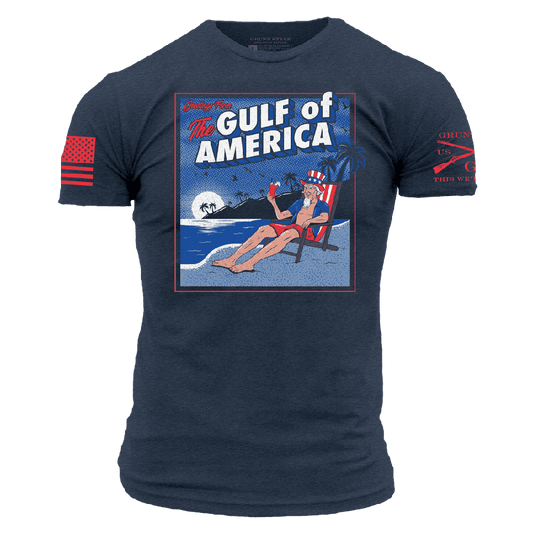 Greetings From The Gulf Of America T-Shirt - Midnight Navy