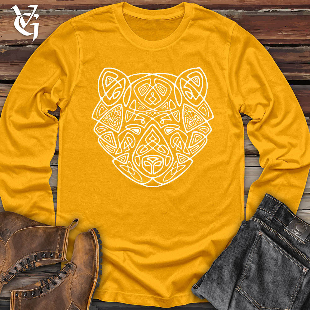 Bear Head Celtic Style Long Sleeve