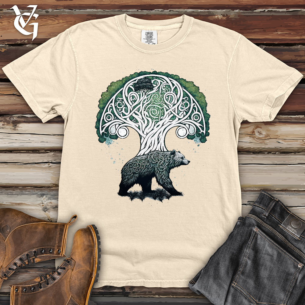 Celtic Bear Of Life Heavy Cotton Comfort Colors Tee