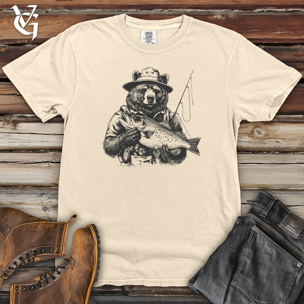 Bear Angler Triumph Heavy Cotton Comfort Colors Tee