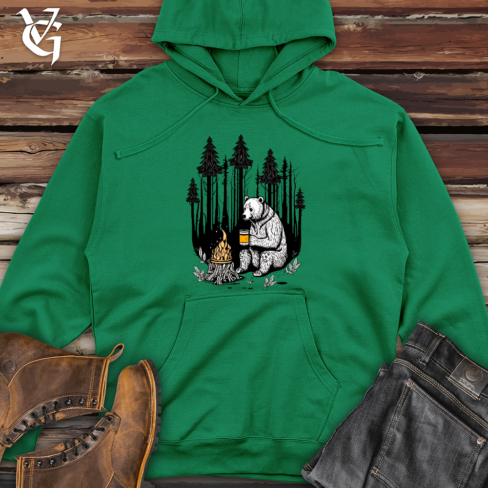 Bear Happy Hour Midweight Hooded Sweatshirt