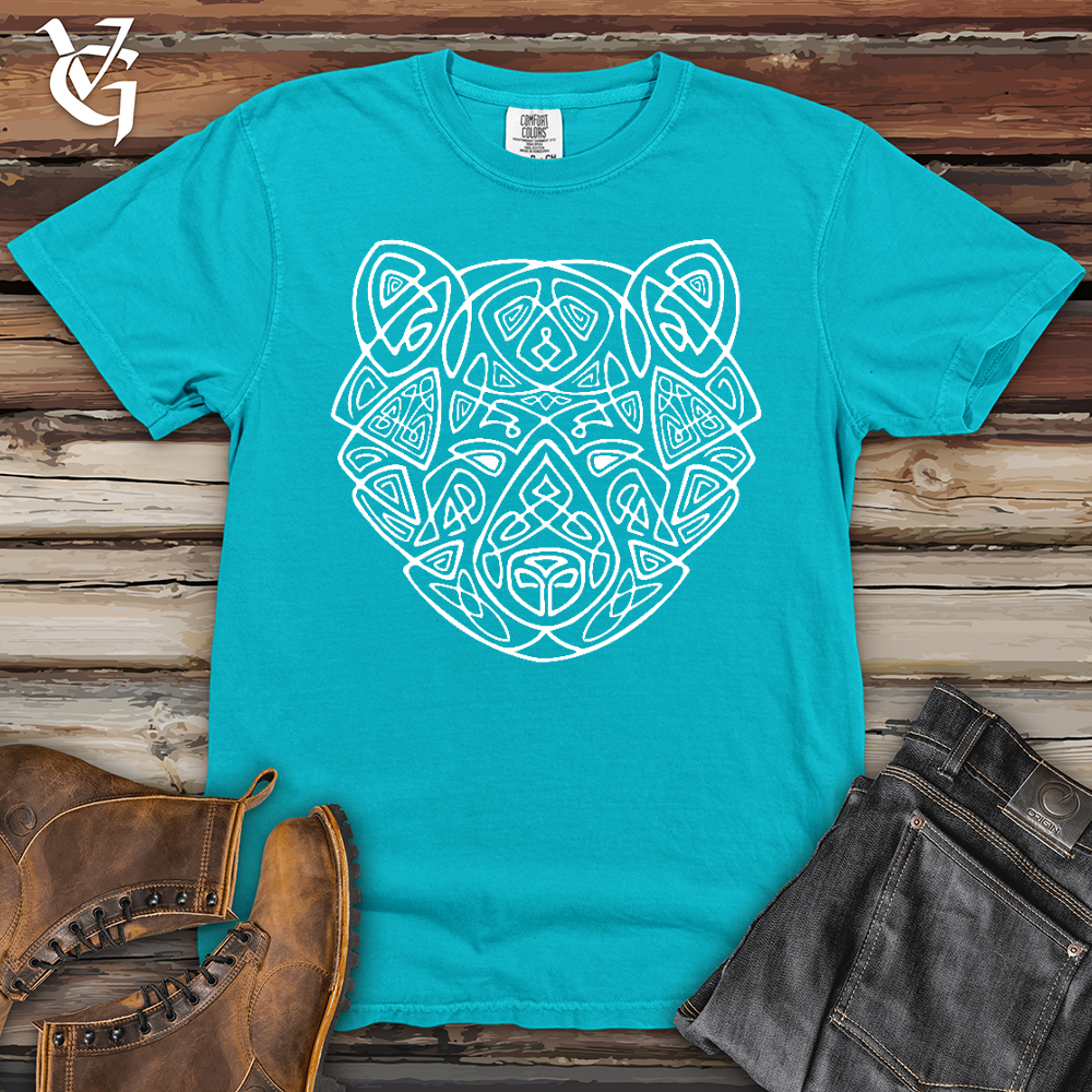 Bear Head Celtic Style Heavy Cotton Comfort Colors Tee