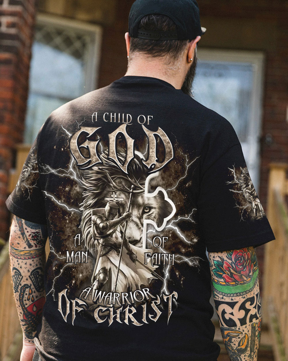 A Warrior Of Christ Men's All Over Print Shirt - Tlnt1908242