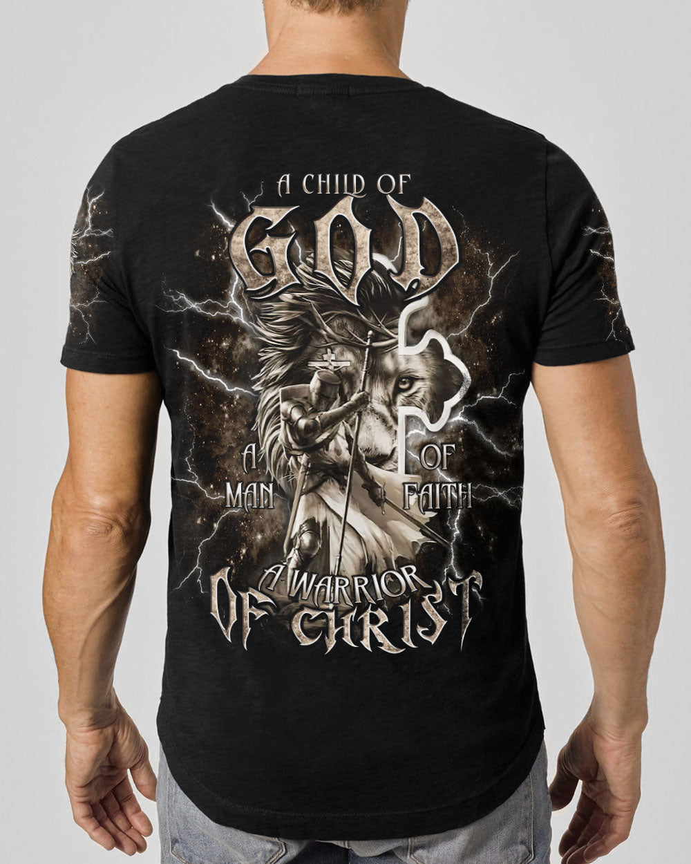 A Warrior Of Christ Men's All Over Print Shirt - Tlnt1908242