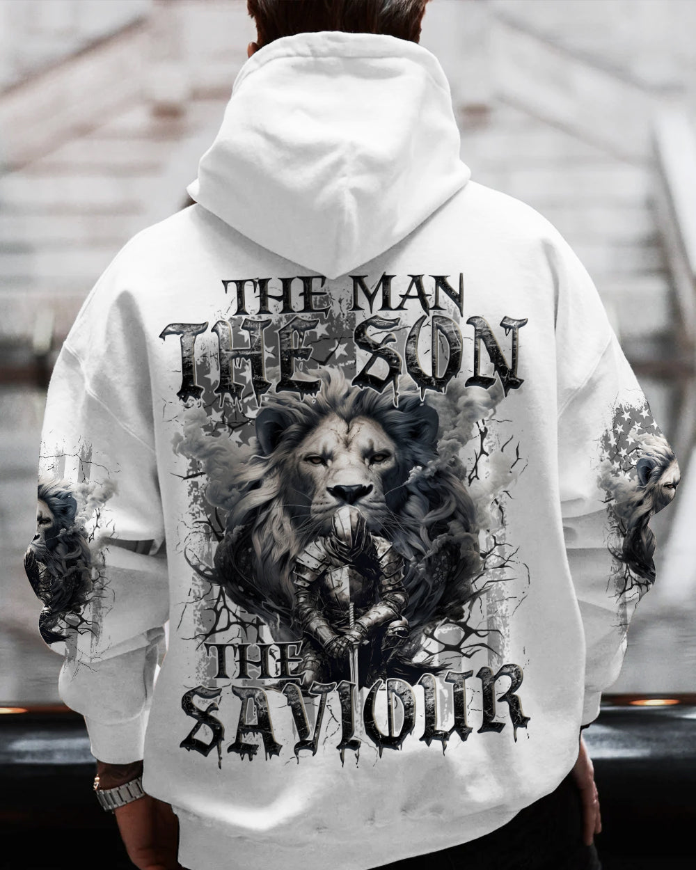 The Man The Son The Saviour Lion Men's All Over Print Shirt - Tyqy2608242