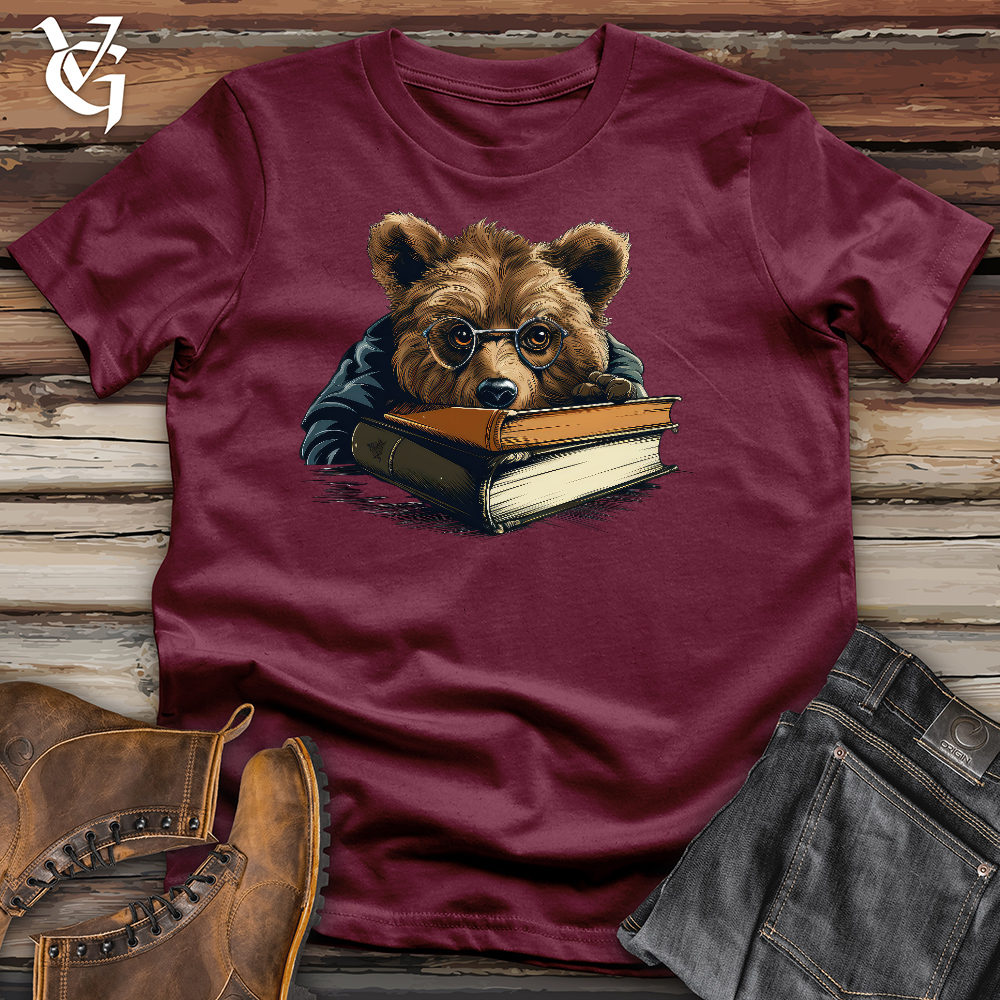 Buried In Books Bear Cotton Tee