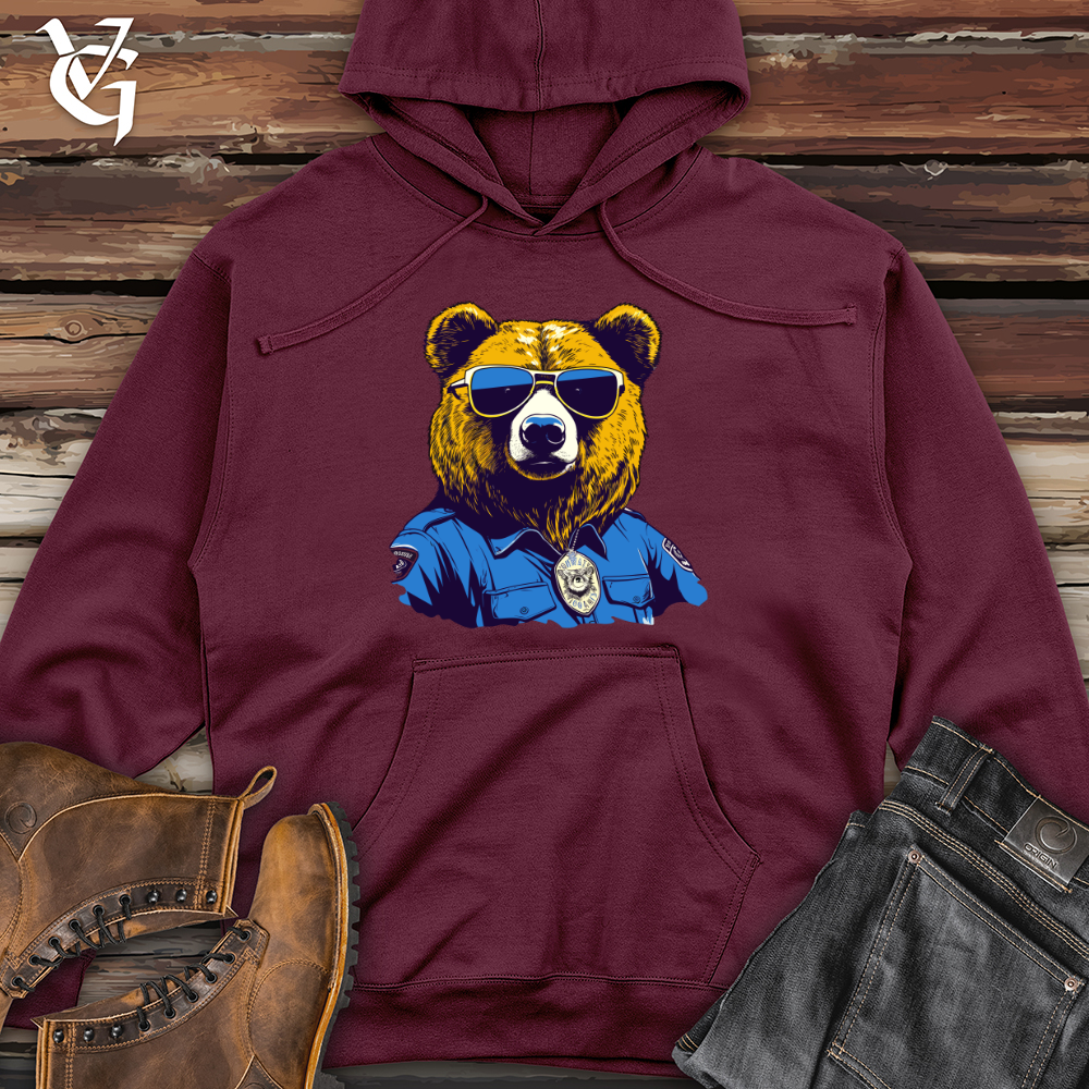 Bear Shield Sentinel Midweight Hooded Sweatshirt