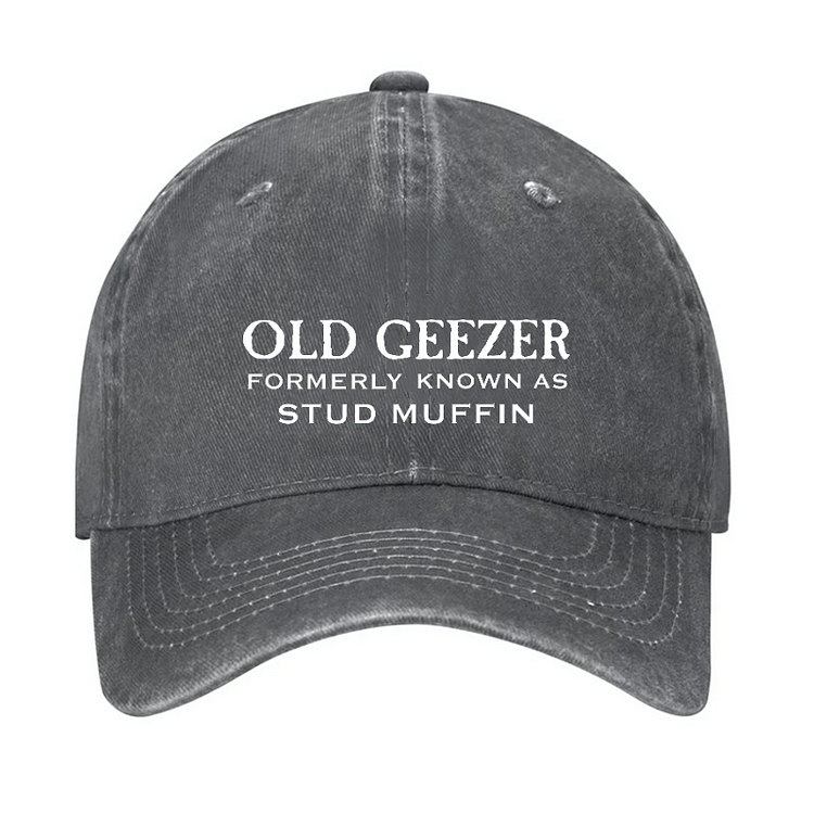 Maturelion Funny Old Geezer Formerly Known As Stud Muffin Cap