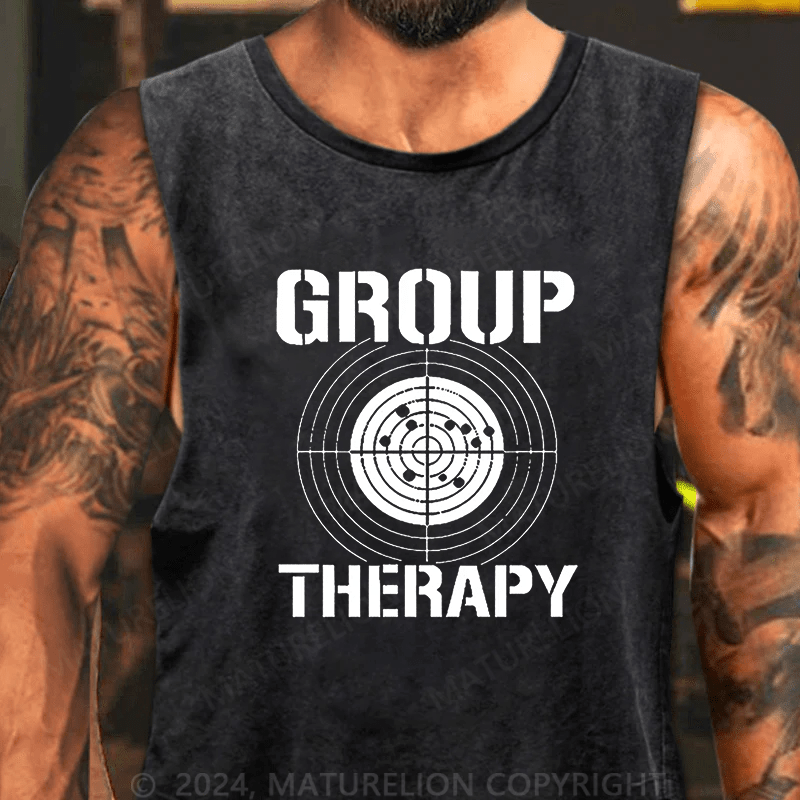 Maturelion Group Therapy DTG Printing Washed Tank TOP