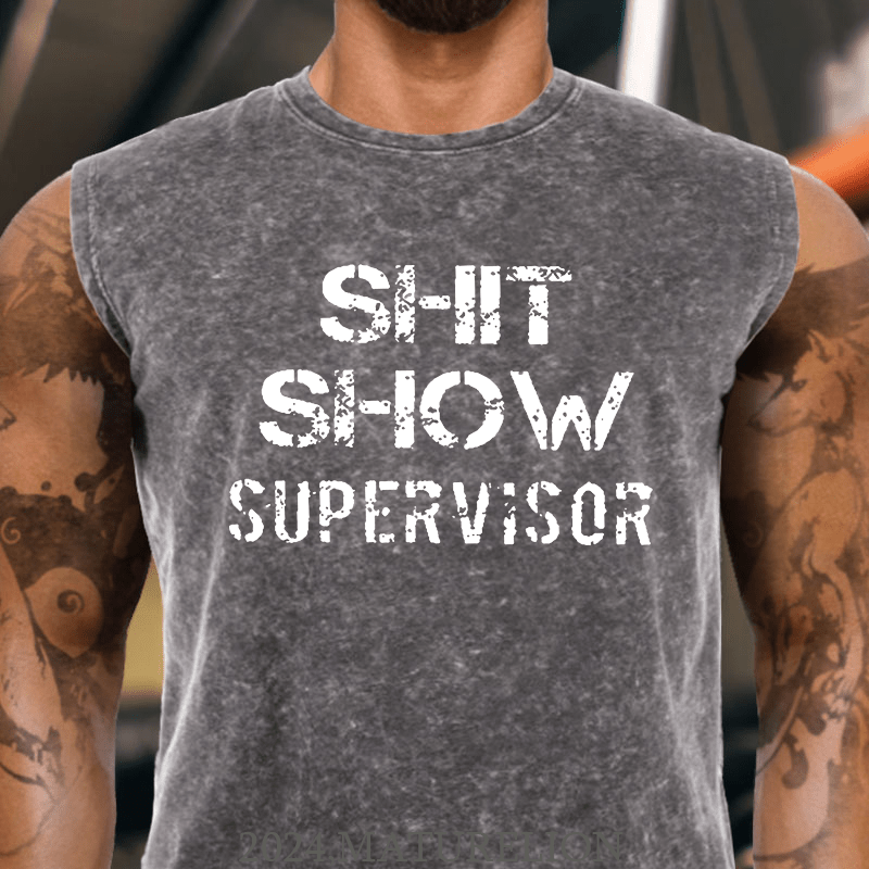 Maturelion Sh*t Show Supervisor Cotton Tank Top