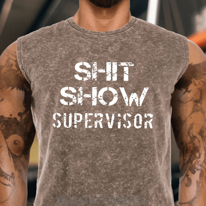 Maturelion Sh*t Show Supervisor Cotton Tank Top