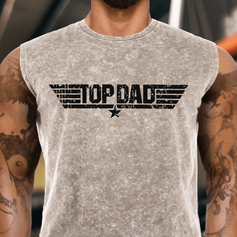 Maturelion Top Dad Cotton Tank Top