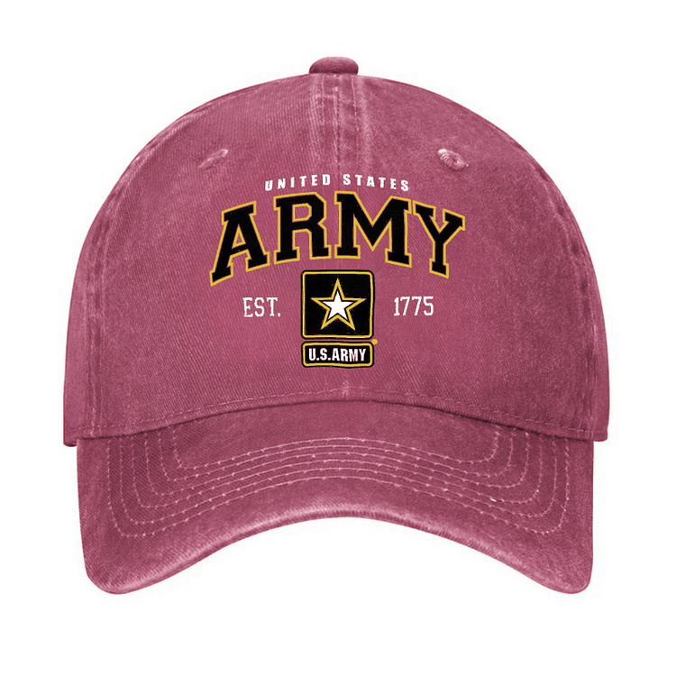 Maturelion US Army Veteran Pride Military United States Graphic Cap (Free Customization)