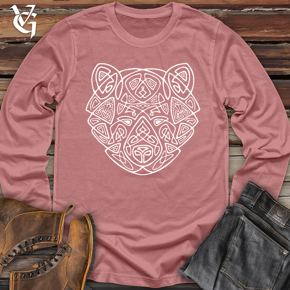 Bear Head Celtic Style Long Sleeve