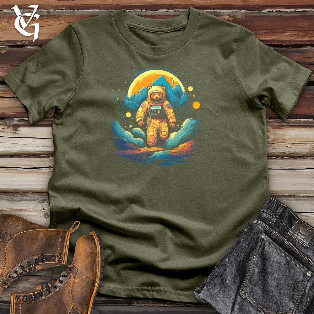 Bear Cosmic Explorer Cotton Tee