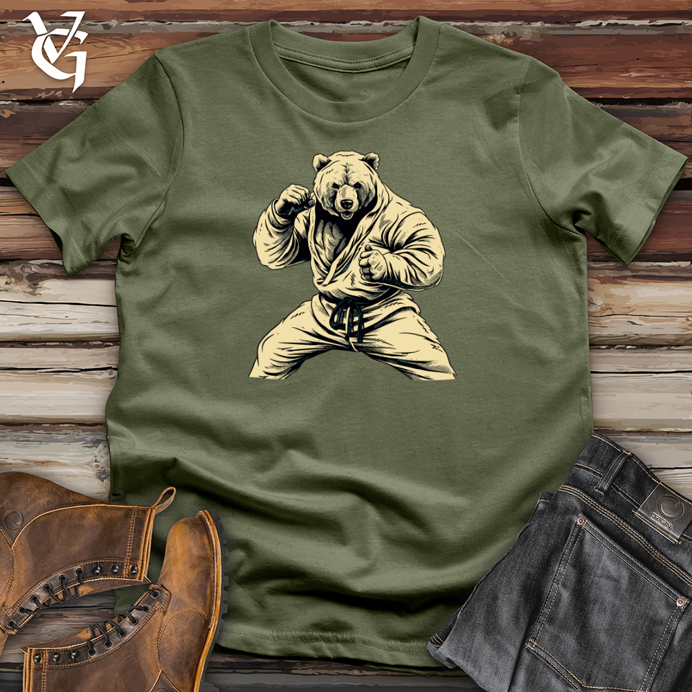 Vintage Karate Bear Softstyle Tee