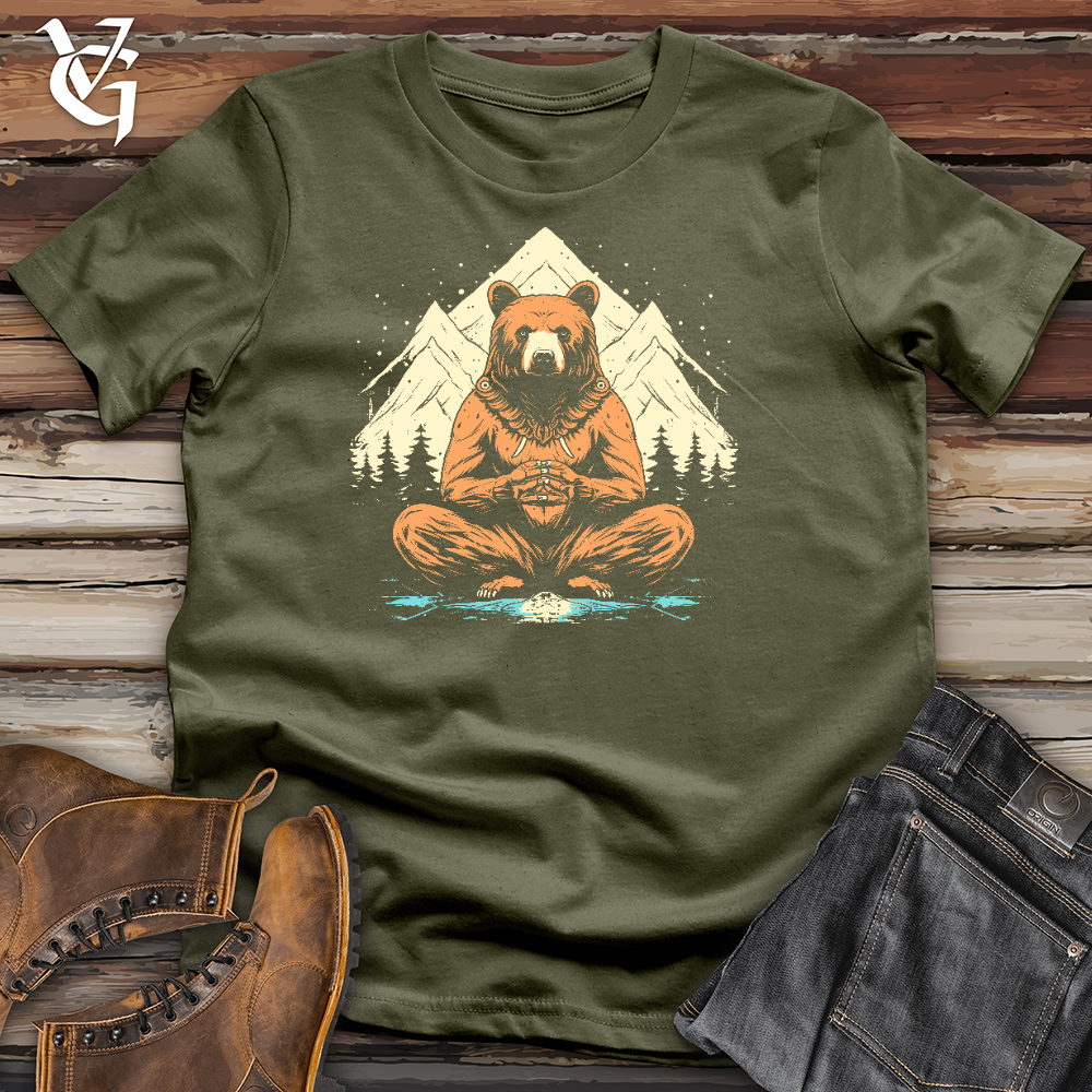 A Bears in Mountain Pose Cotton Tee