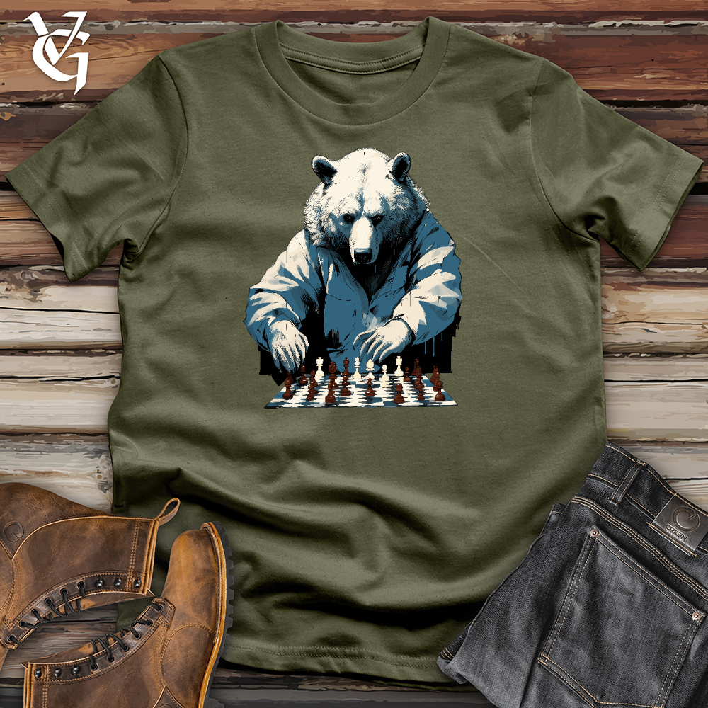 Bear Chess Master Cotton Tee