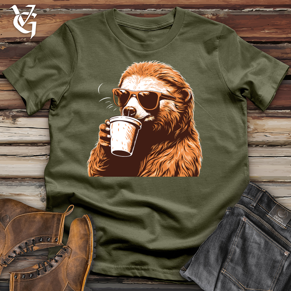 Chill Caffeine Sloth Cotton Tee