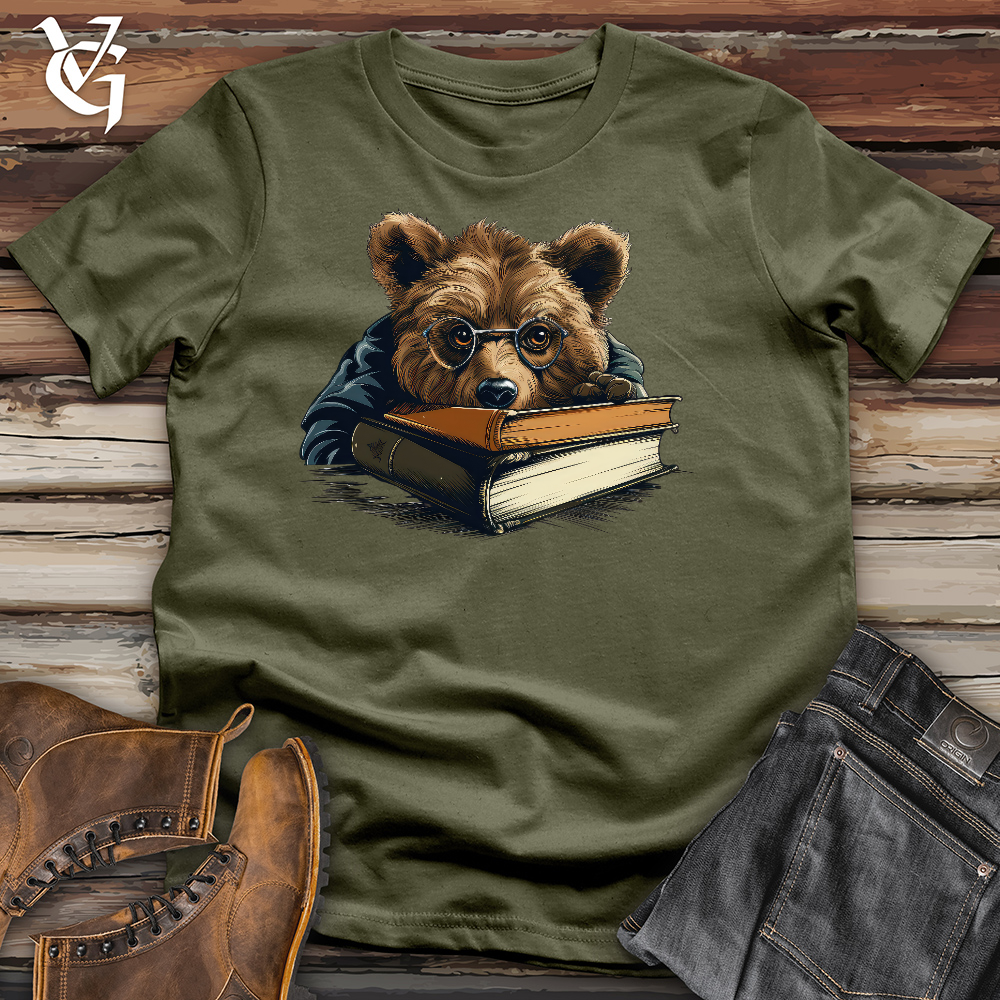 Buried In Books Bear Cotton Tee