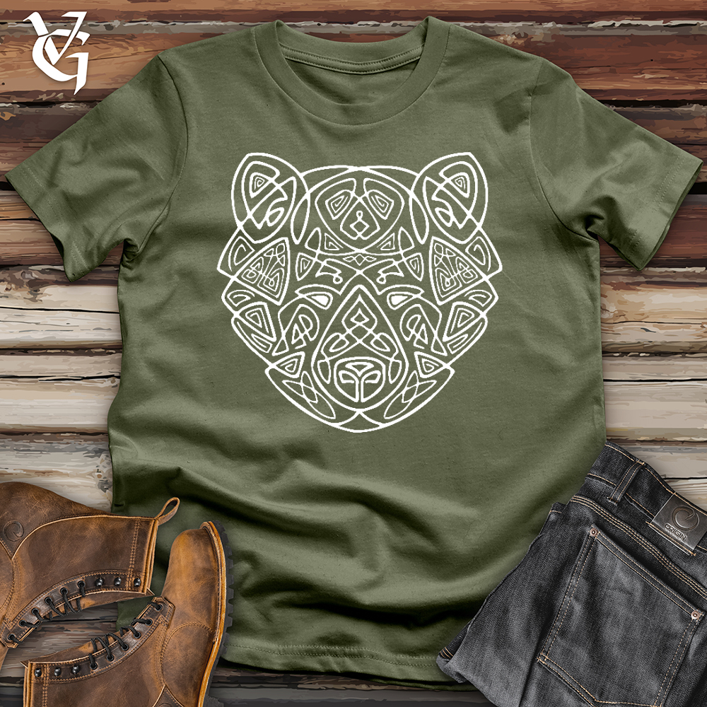 Bear Head Celtic Style Softstyle Tee