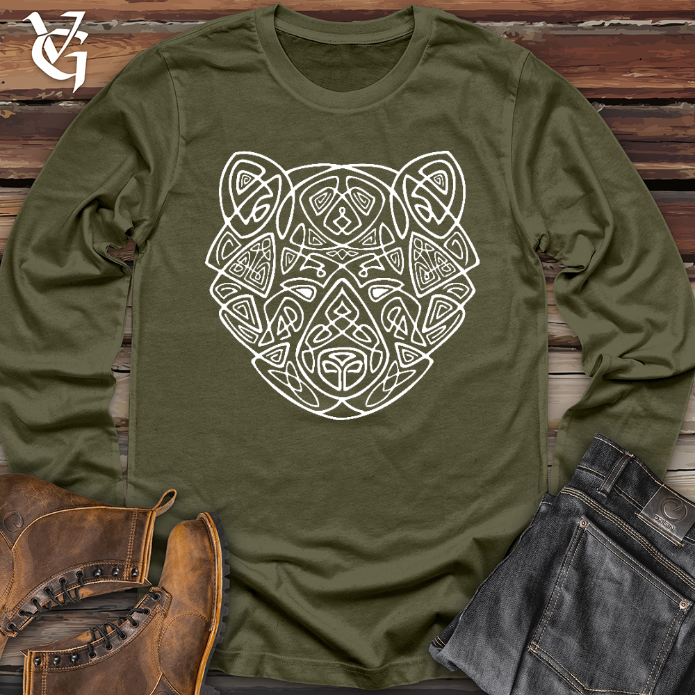 Bear Head Celtic Style Long Sleeve