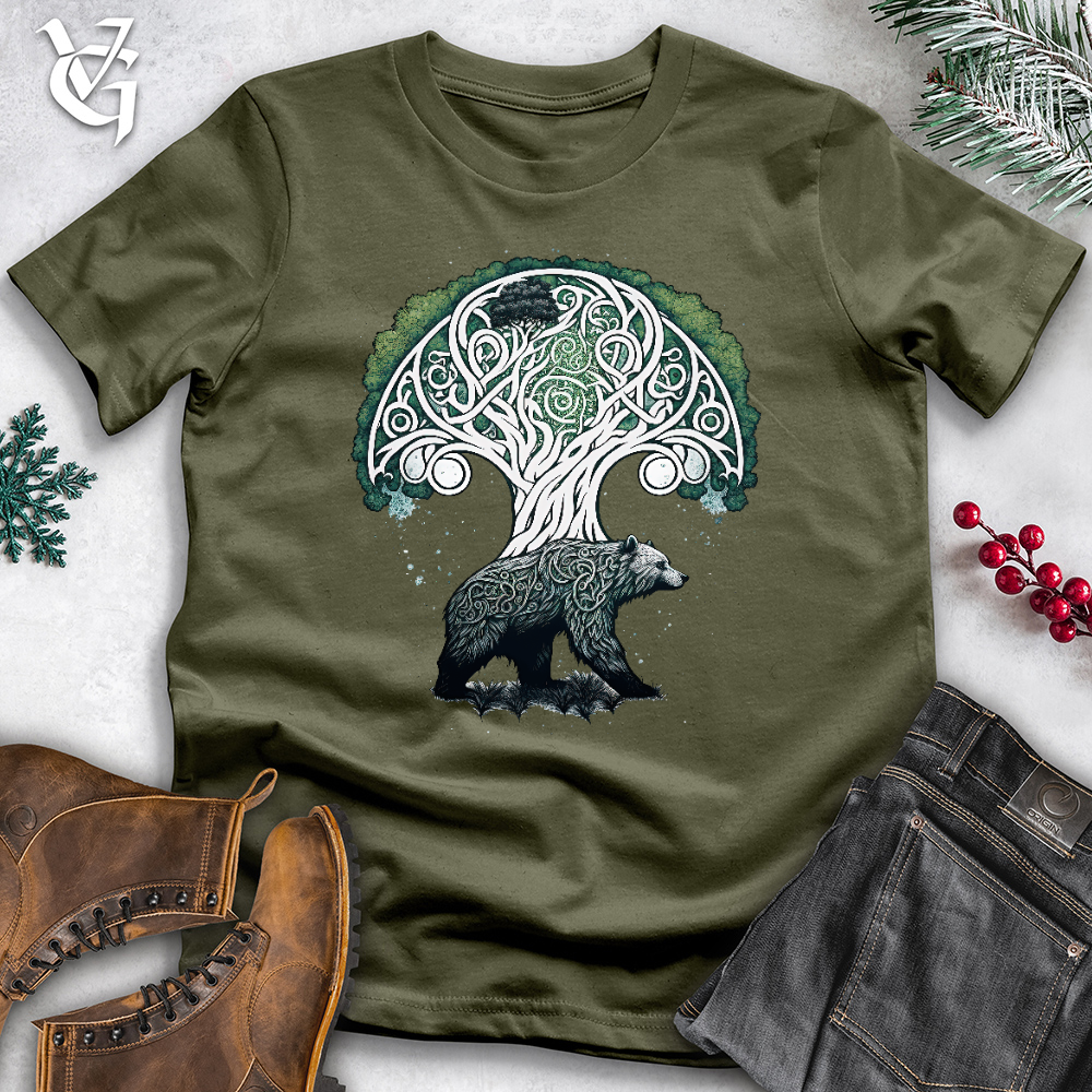 Celtic Bear Of Life Cotton Tee