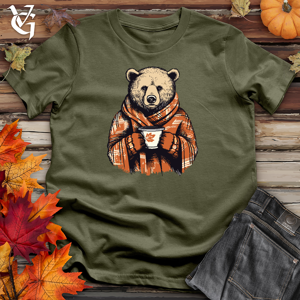 Cozy Cider Bear Cotton Tee