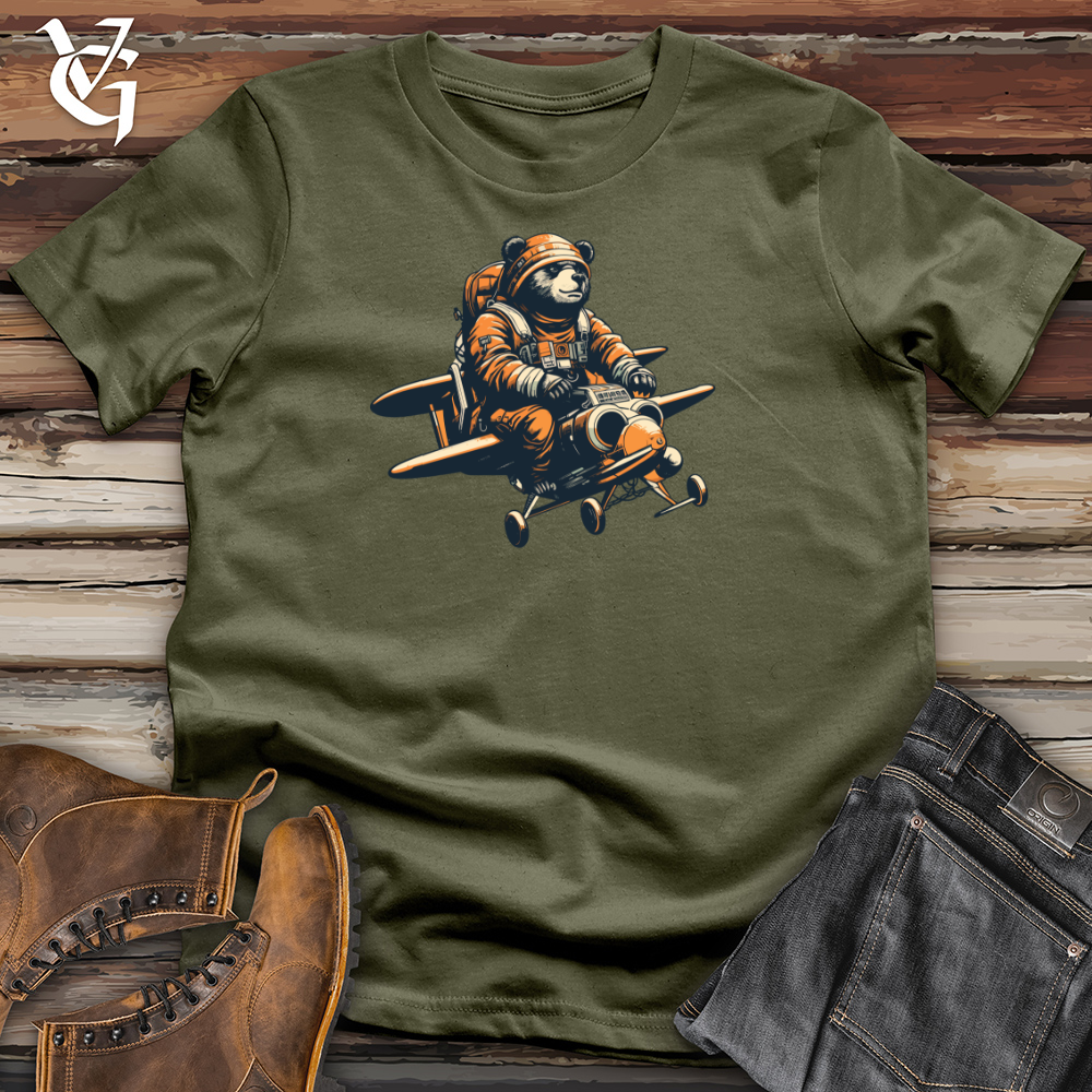 Bear Jetpack Skyward Adventure Cotton Tee