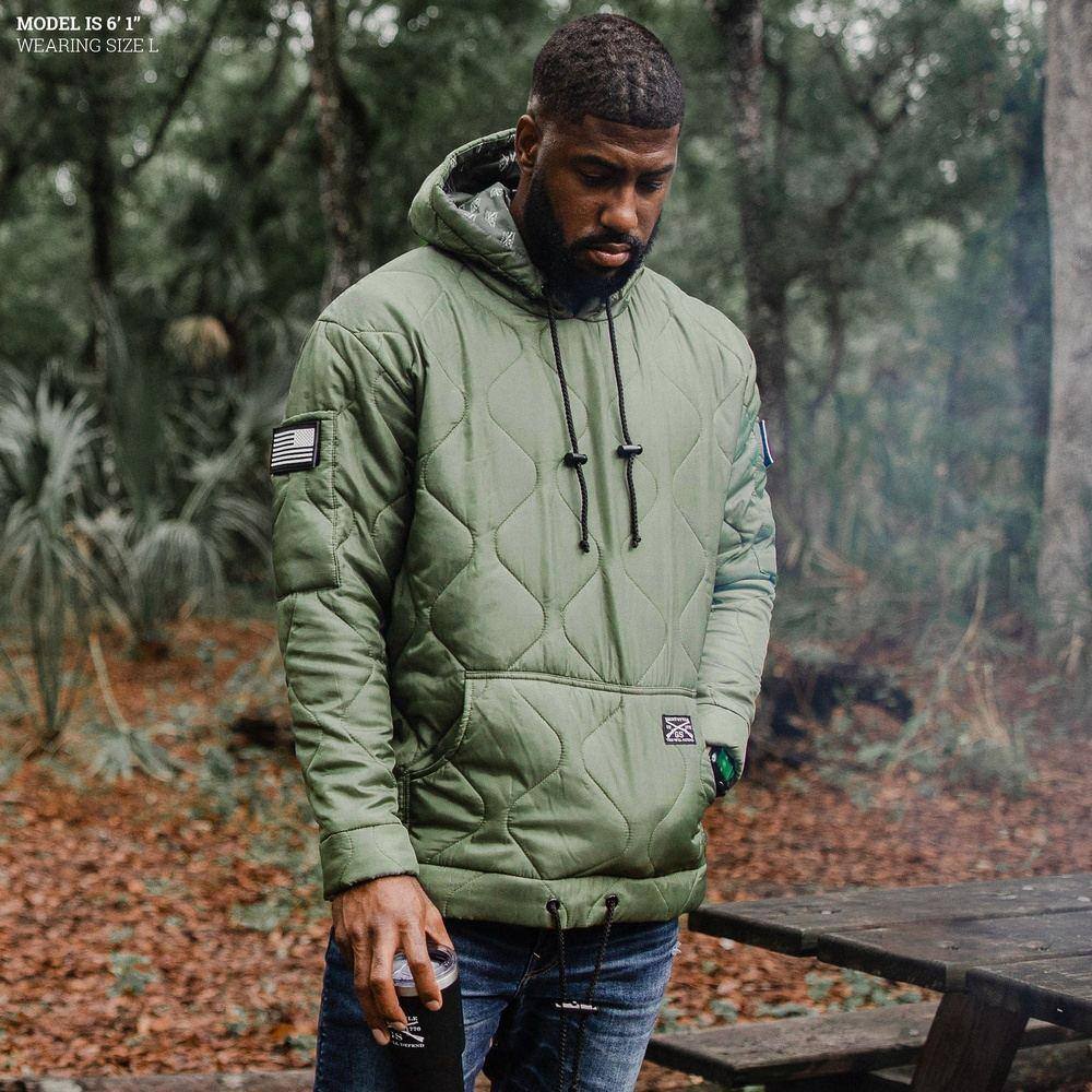 Woobie Hoodie Pullover - Military Green