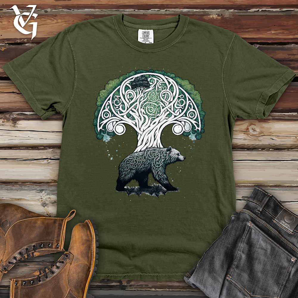 Celtic Bear Of Life Heavy Cotton Comfort Colors Tee