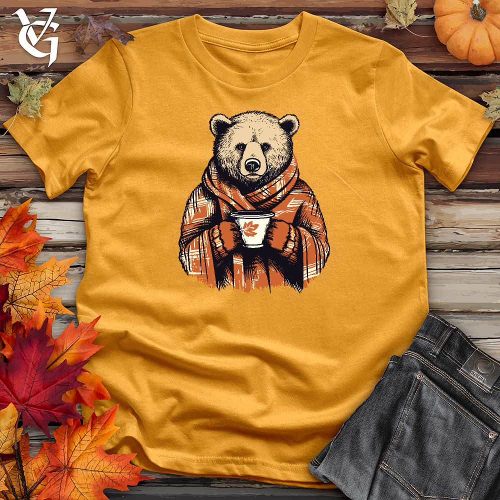 Cozy Cider Bear Cotton Tee