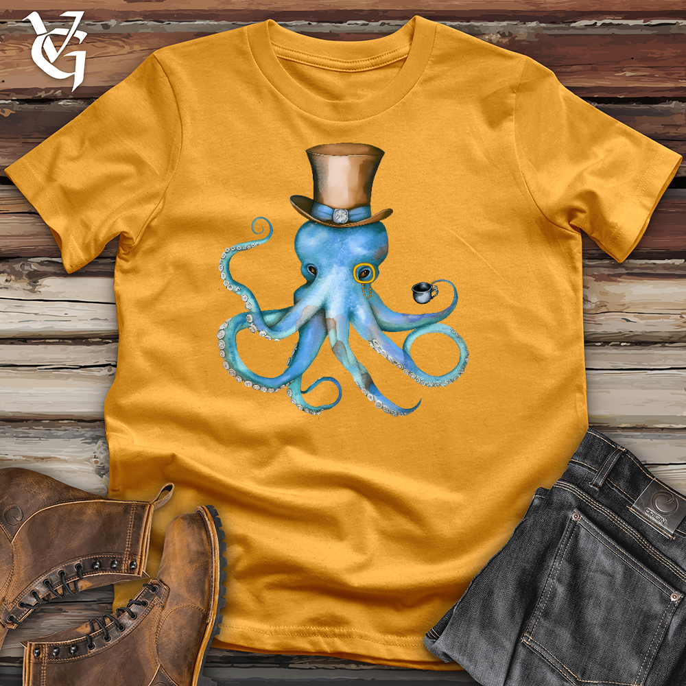 Top Hat Octopus Cotton Tee